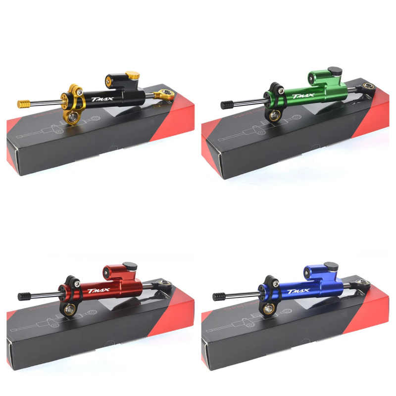 Steering Damper Stabilizer Kit Cnc - YAMAHA T-MAX TMAX 500/530 2001 2002-2007