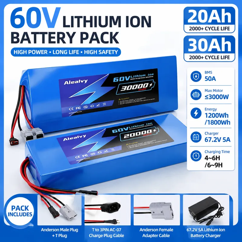 60V 30Ah 21700 Battery Pack - 알레아이비 60V 20AH 30AH 21700 리튬