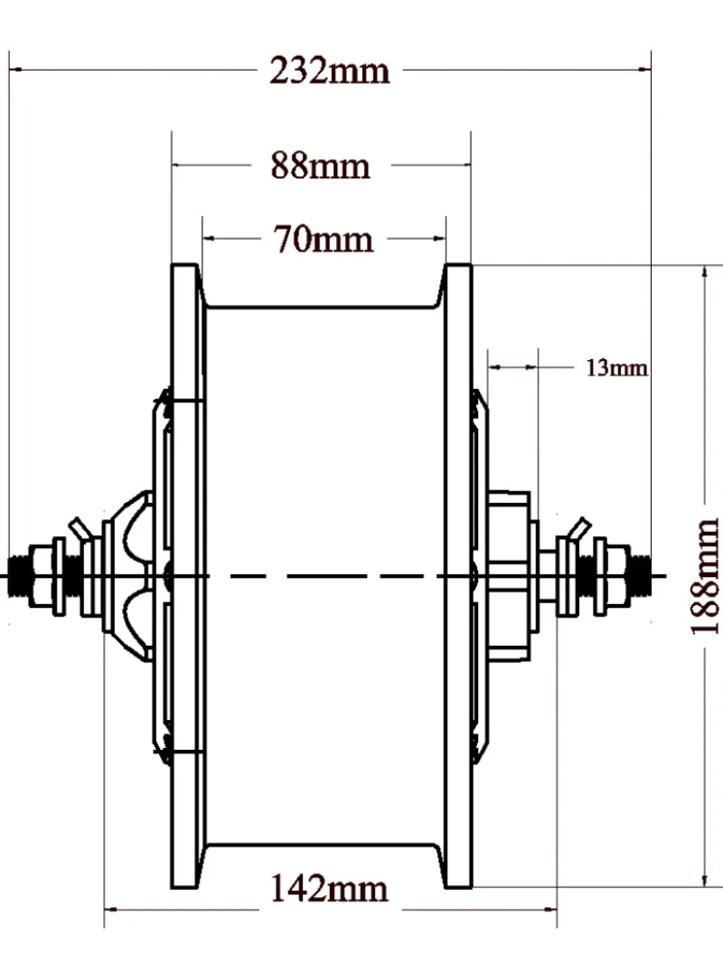 11인치 52V 60V 72V 120V 5000w 60 - 60V 5000W Brushless Hub Motor 리뷰 및 가격