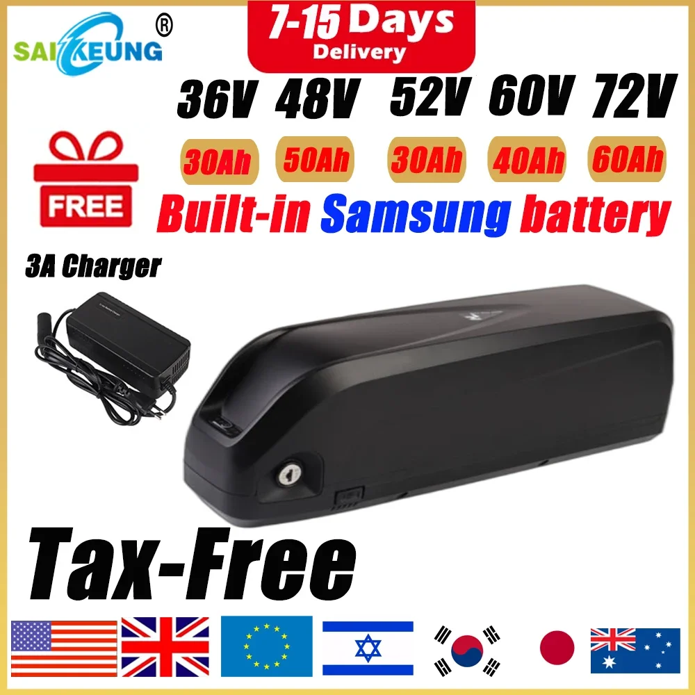 하이롱 폴리 48V 52V 60V 36V 72V 20  - 60V 30Ah 21700 Battery Pack 리뷰 및 가격