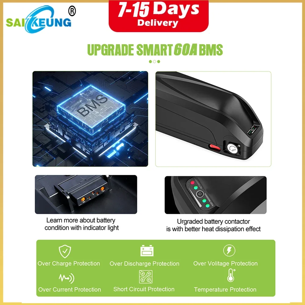 하이롱 폴리 48V 52V 60V 36V 72V 20  - 60V 30Ah 21700 Battery Pack 리뷰 및 가격